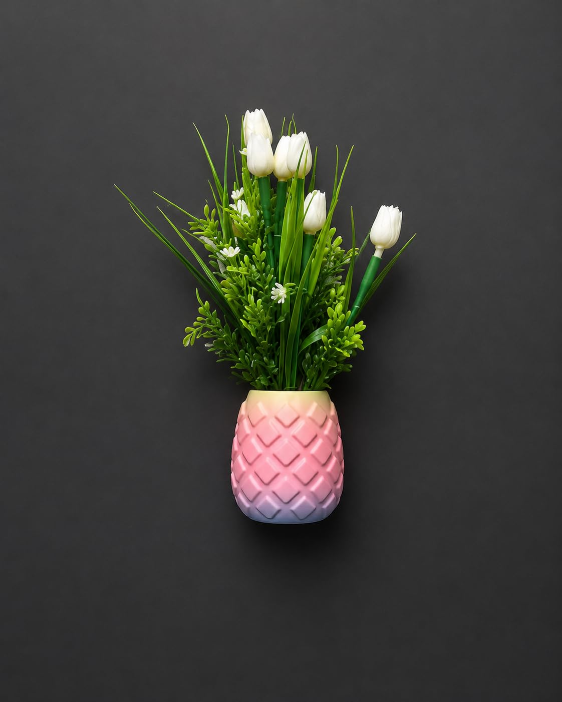 Pineapple Fridge Magnet Flower Plant Pot | Double Magnets, Pineapple Texture, 84mm x 65mm Size, Gradient Colour Design, Home Decor-image-26