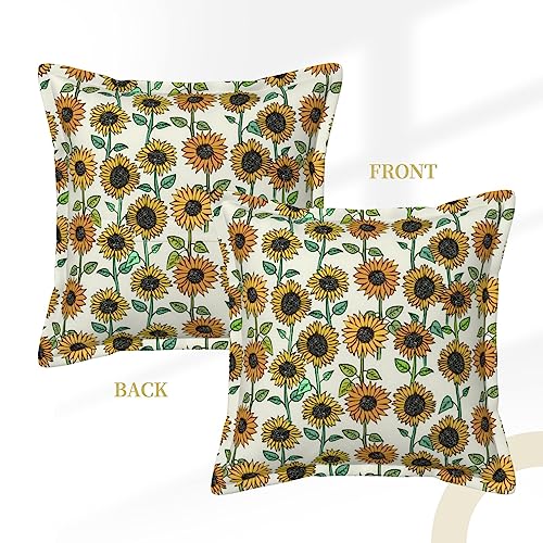 Housses de coussin extérieur rustiques et imperméables 50x50 pour lit et canapé - 3