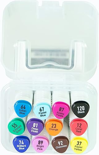 Miniatura 2 de Brea Reese Marcadores de alcohol, 12 piezas para artes y manualidades