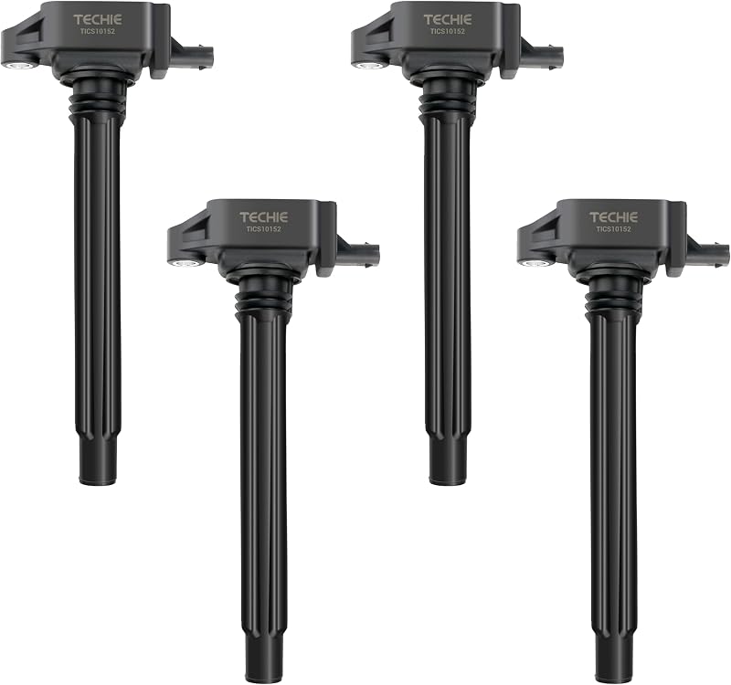 Bobinas de ignição Techie UF754 para motor L4 2.4L – Conjunto com 4 unidades