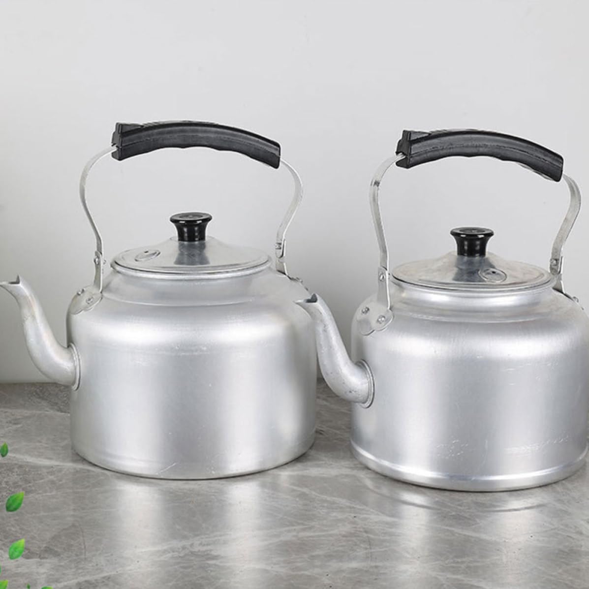 Tetera de Aluminio de 5l Asa, Estilo Vintage para Estufa