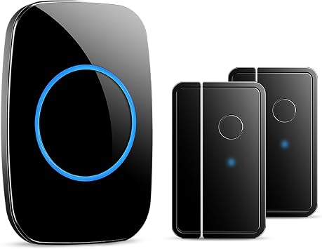 FullHouse Door Chime When Door Opens, Wireless Door Sensor Entry Alarm