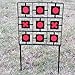 WINGS Tic Tac Toe Spinner Target Air Guns Targets for Shooting Practice Durable BB Rifles Competition Game