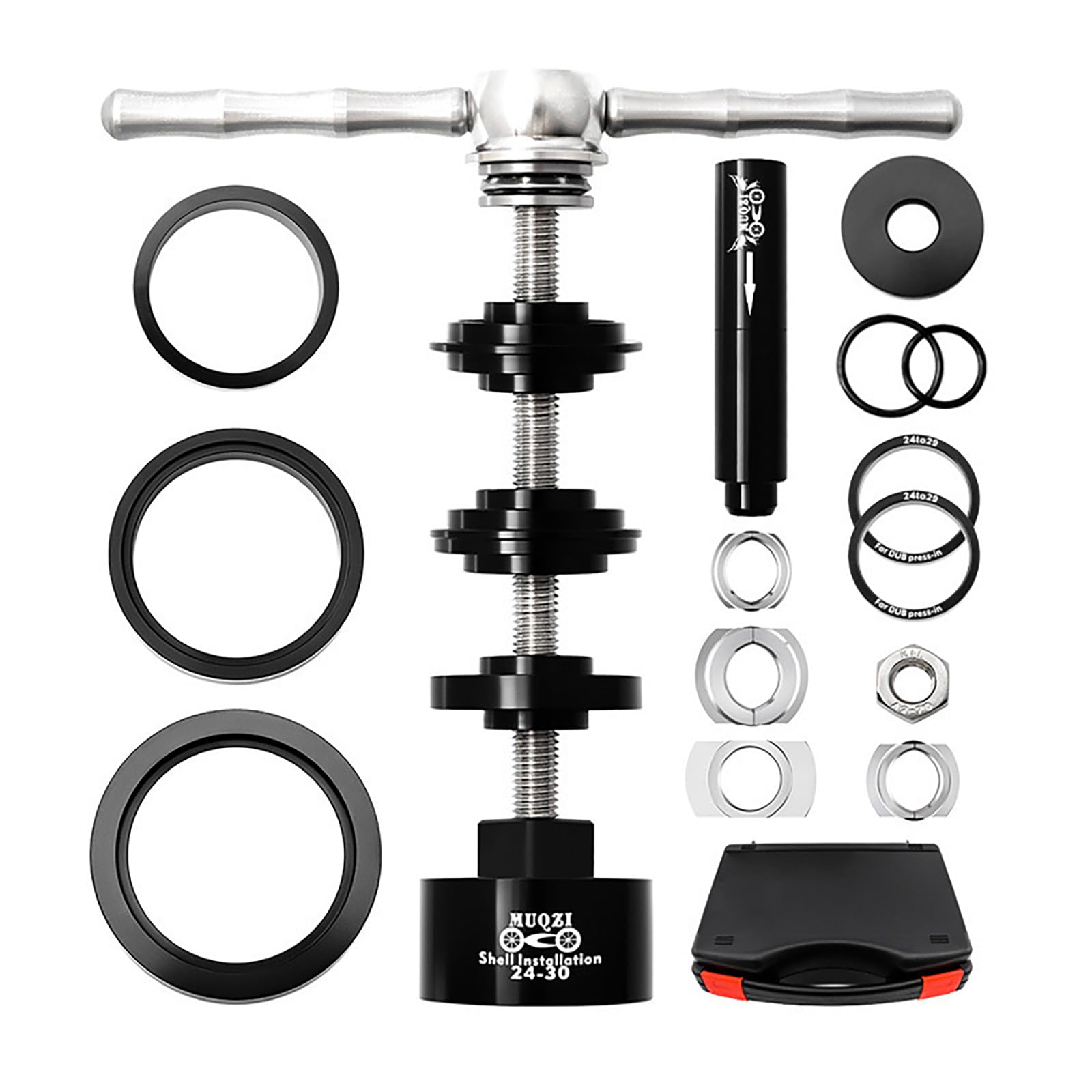 NEWFUN Kit De Parte Inferior De Bicicleta, Kit Herramientas Bicicleta, para Montar Y Desmontar El Pedalier BB86/30/92/PF30, Pedalier De Bicicleta