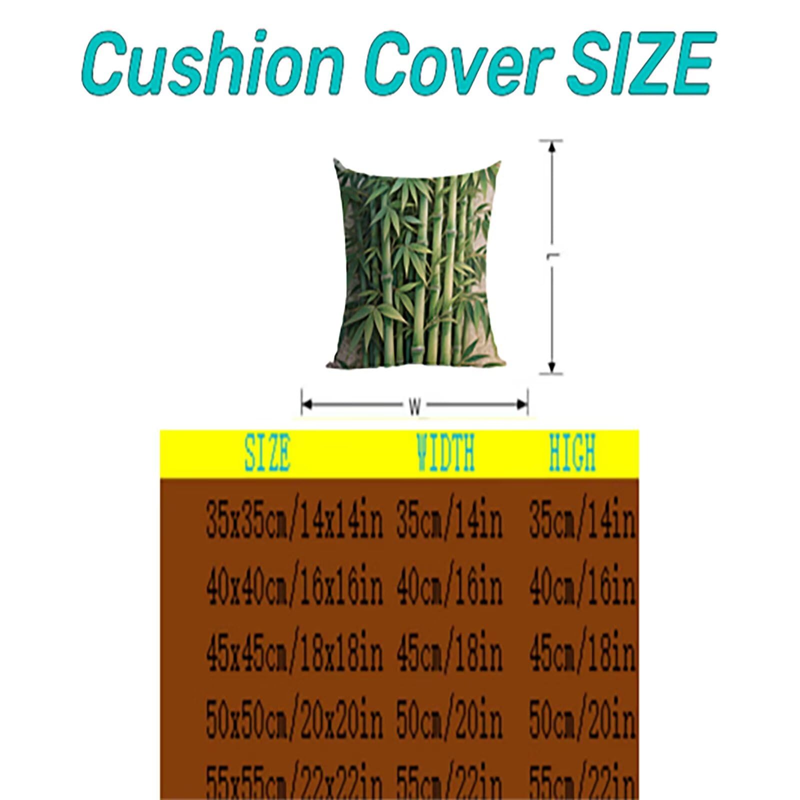 Plant Outdoor Kissenbezug 55x55cm Wasserdicht Kopfkissenbezug THDZ-1470
