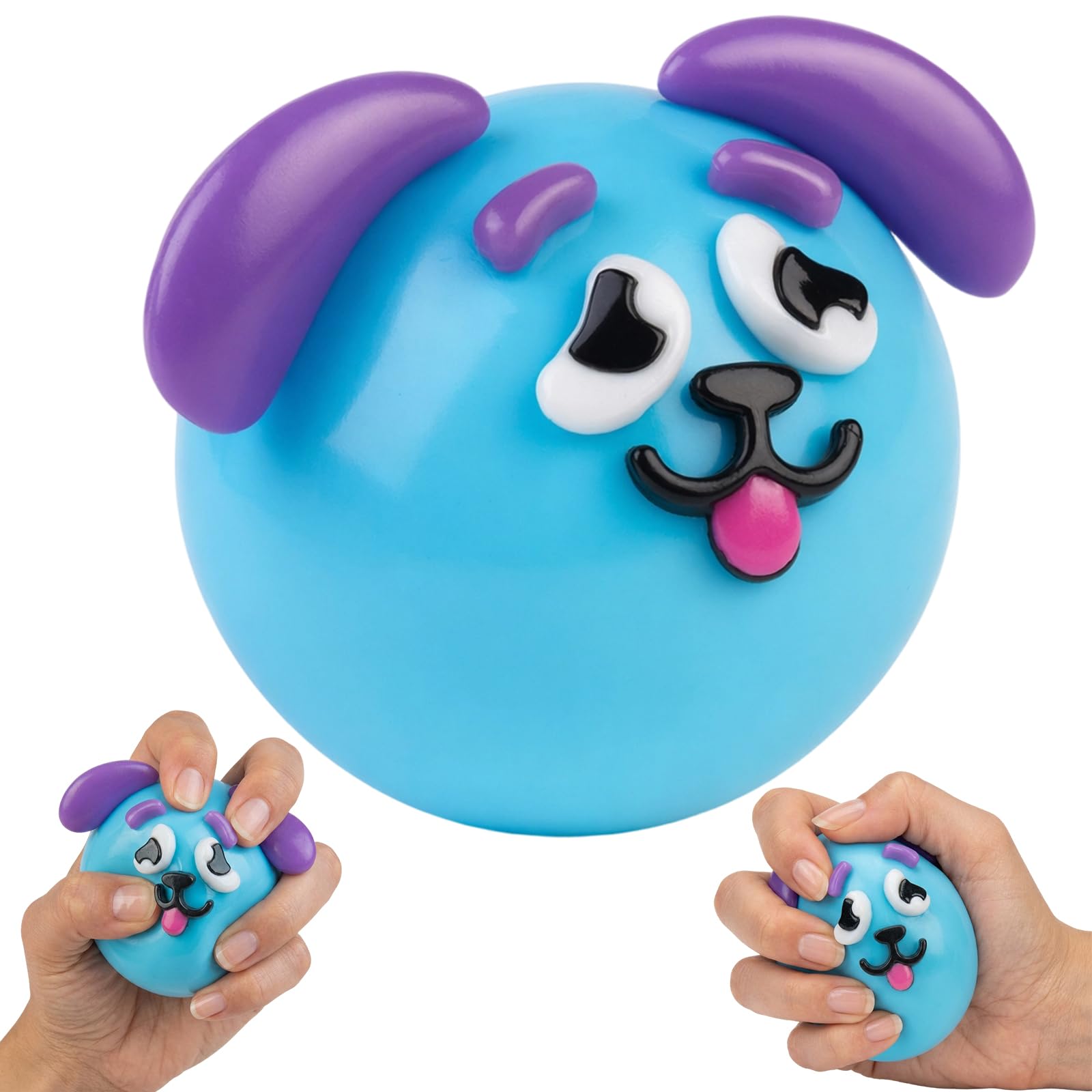 Squishy Face for Dogs, Office Relaxation, Soft Face Squeeze Ball for Desk Use, Compact 10 cm Design, Excellent Choice for Gift Giving