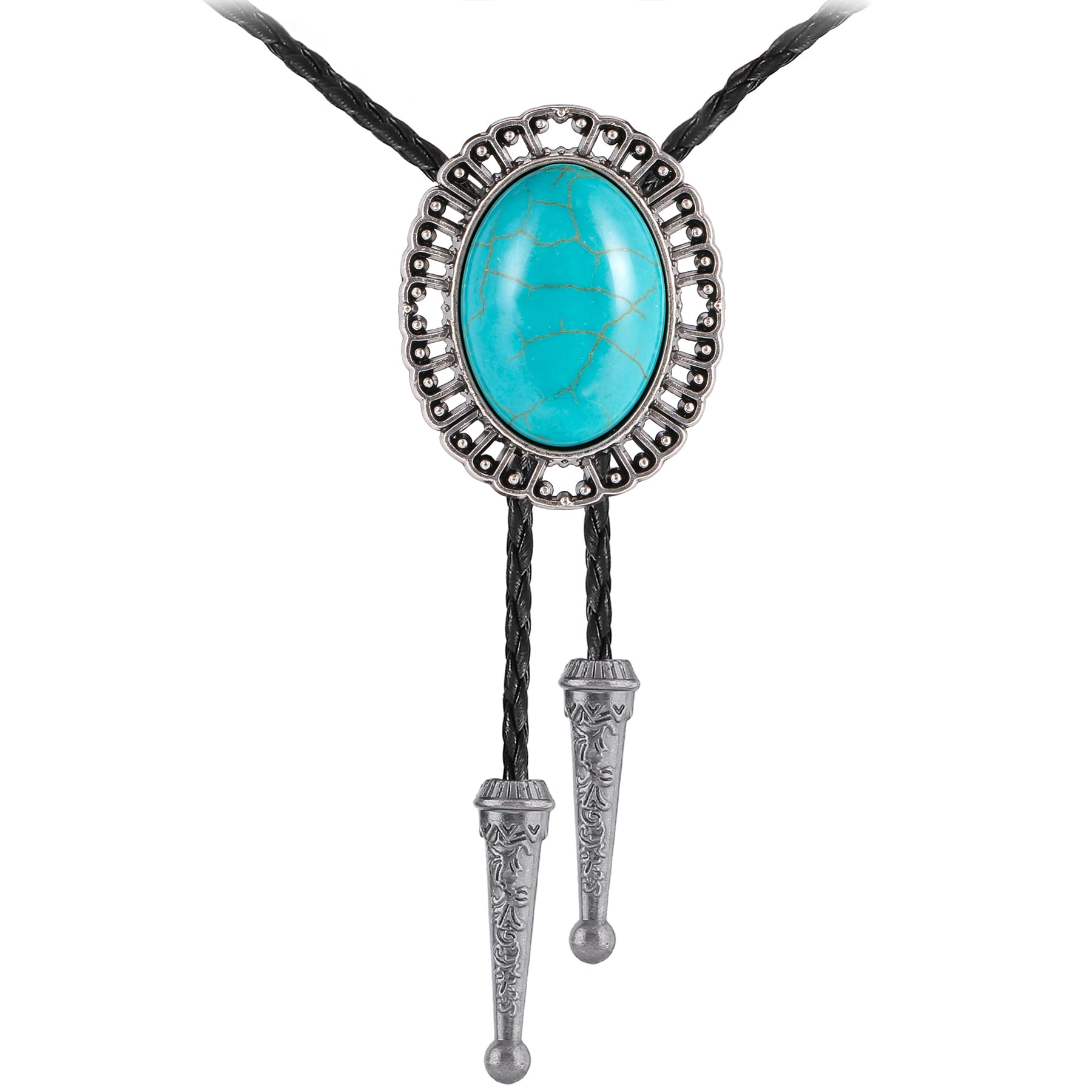 GelConnie Bolo Tie for Men Women Vintage Western Cowboy Necktie Adjustable