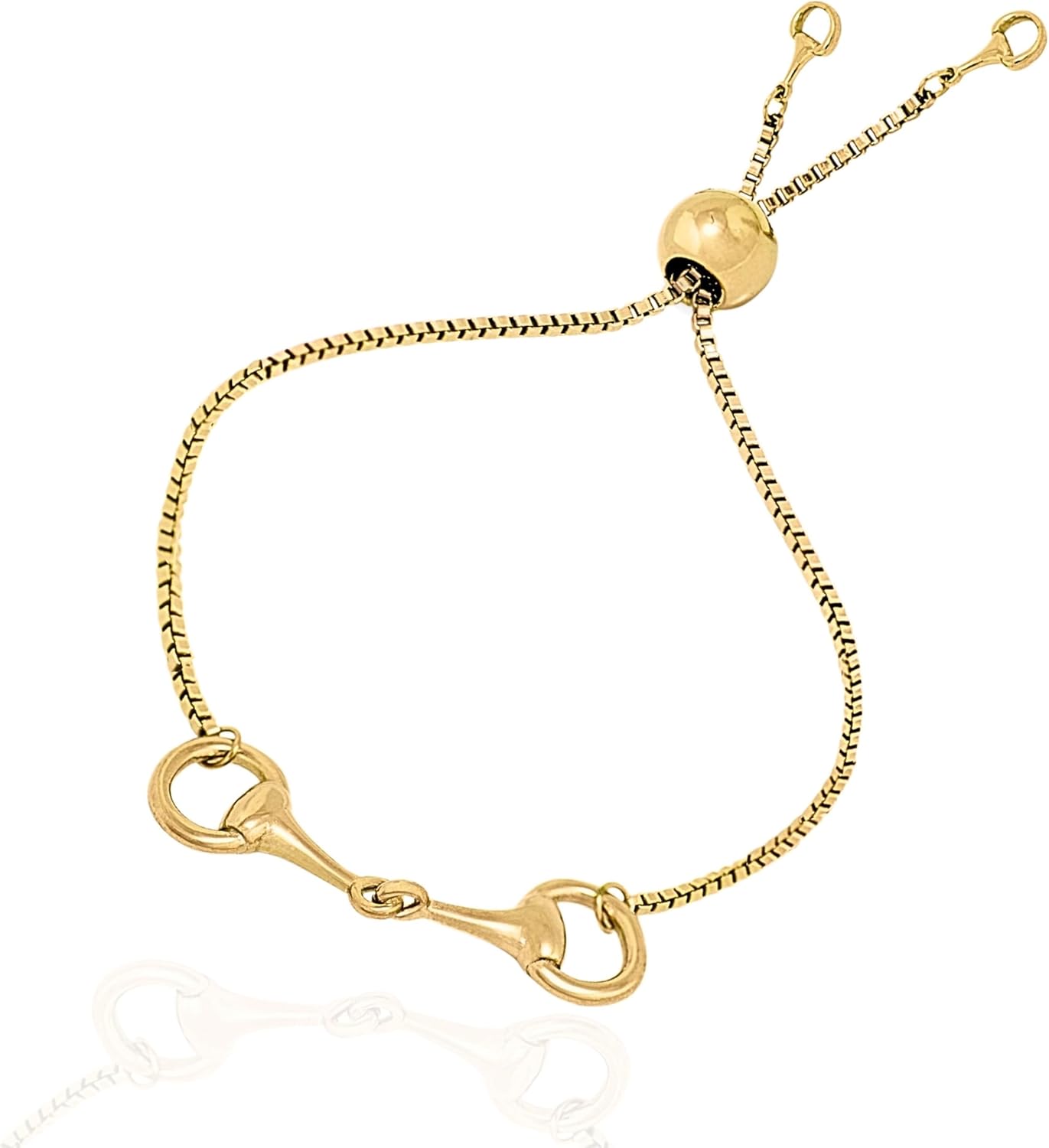Minimalist Horsebit Bracelets – 925 Sterling Silver or Stainless Steel in 18K Gold, 18K Rose Gold & Silver, Dainty Horse Jewelry. Modern Western Bracelets. Adustable Fit