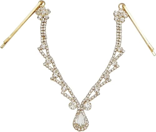 Miniatura 4 de Diadema para la cabeza con diamantes de imitación para la cabeza, diadema de novia para boda, diadema de cristal para la frente, accesorios para el