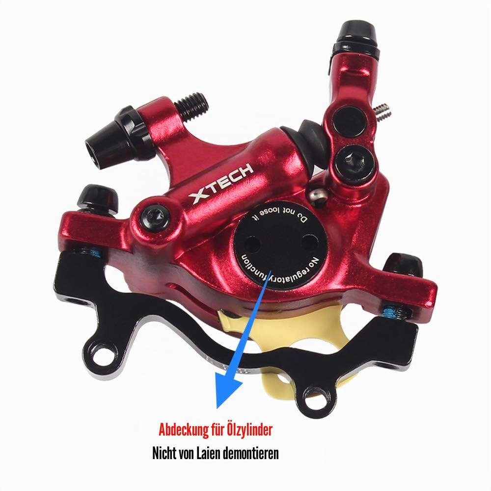 Lixada Hydraulische Bremsscheibe, Scheibenbremse für Fahrrad, hydraulische Scheibenbremsen aus Aluminiumlegierung, vorne hinten
