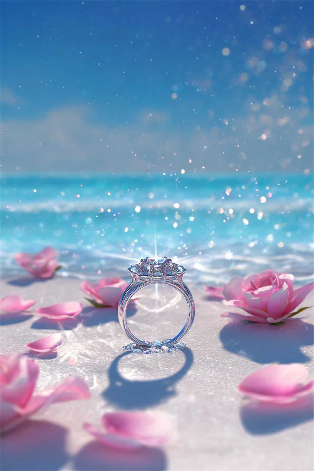 Puzzle 1200 Pezzi per Adulti Fiore Spiaggia Gioco Educativo Divertimento Impossible Difficile Puzzle per Adulti 1200 Pezzi 75 x 50 cm