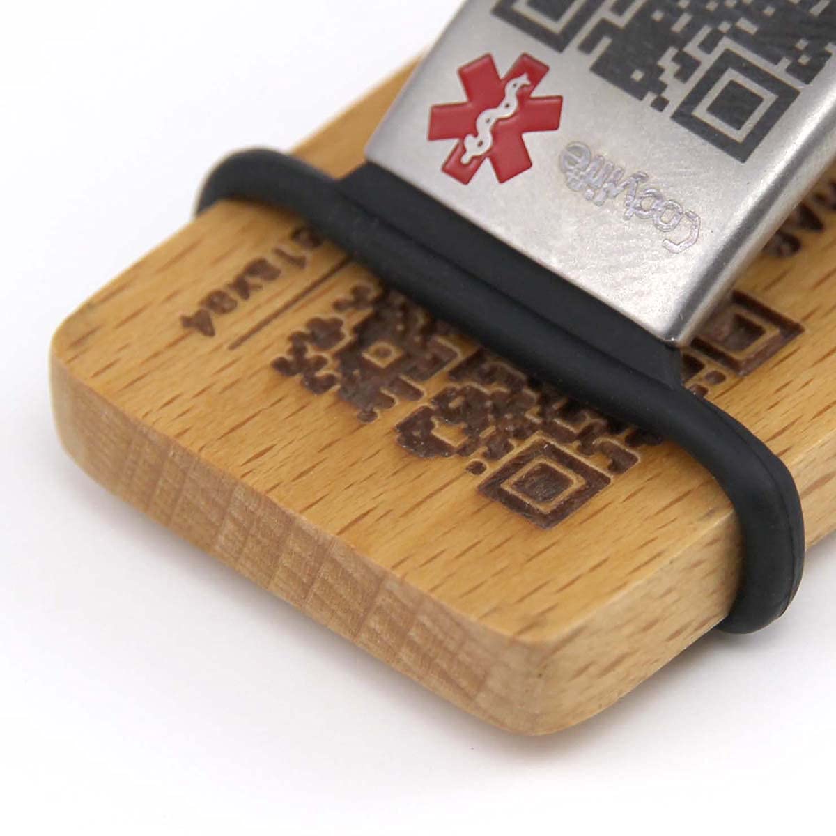 Medical ID Qr Code Bracelet - Medical QR Code ID Tag - View #3