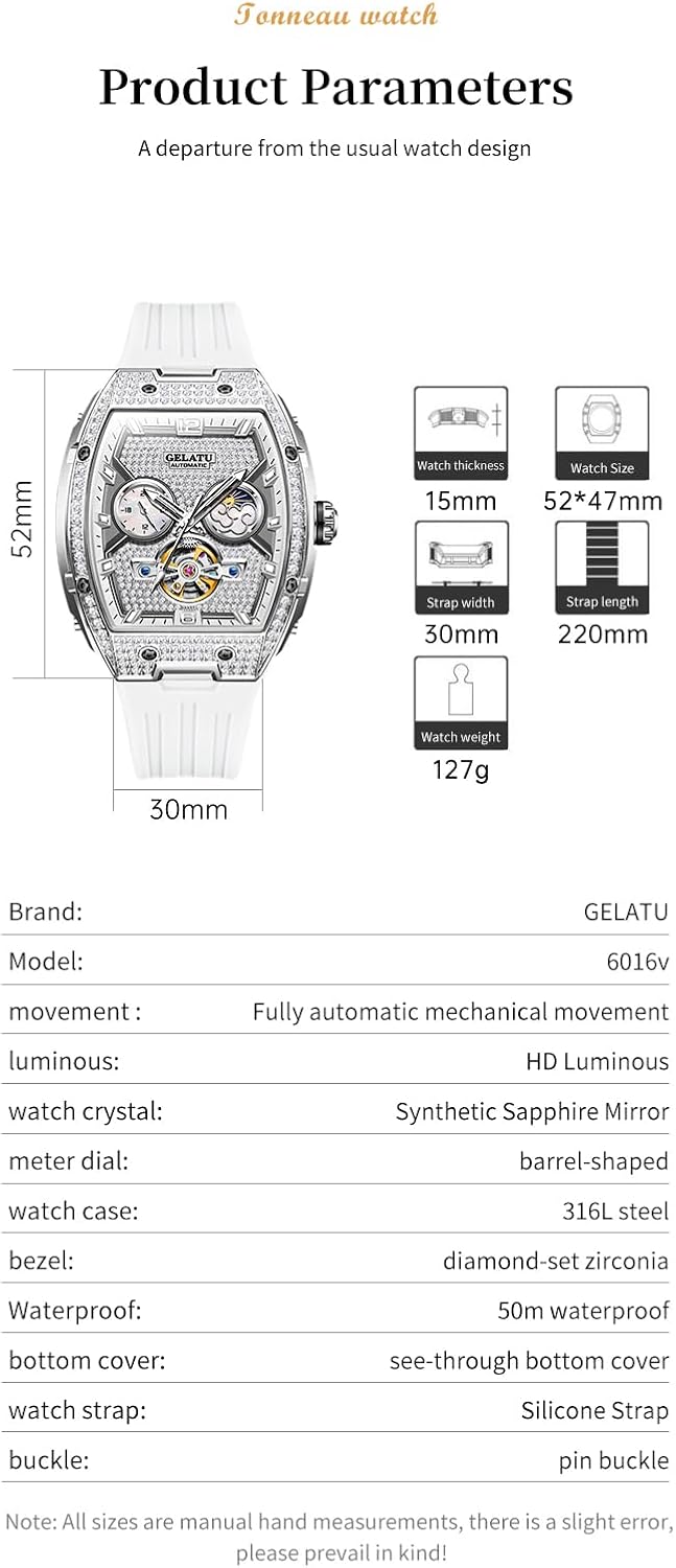 OLEVS Womens Diamond Watch Automatic Mechanical Ladies Elegant Luxury Sapphire Crystal Wrist Watches