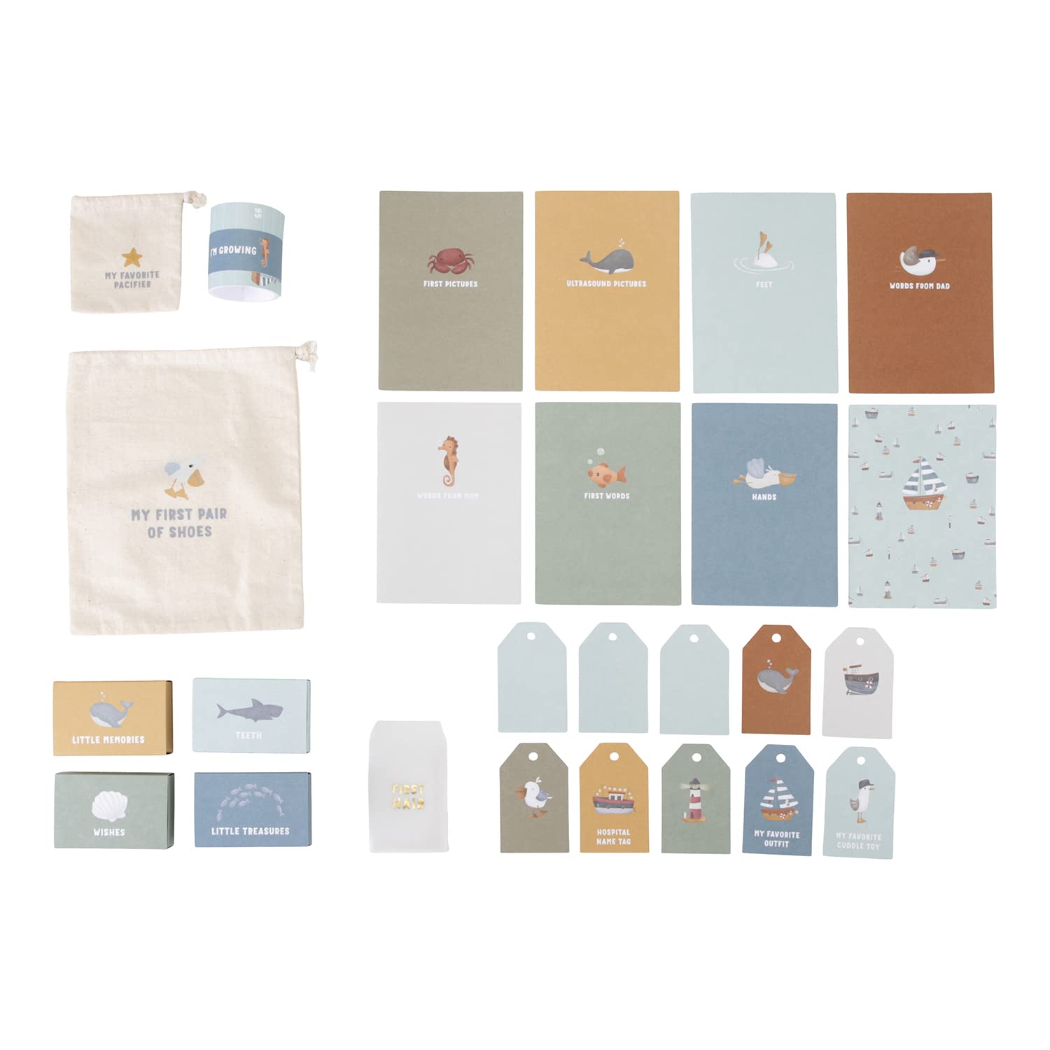 Little Dutch 4749 Erinnerungsbox - Sailors Bay blau