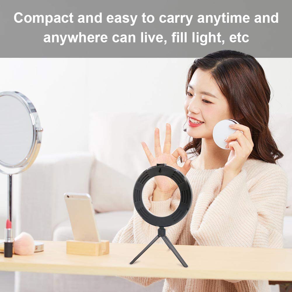 Amazon | B-Qtech リングライト 4インチから6インチ LEDライト
