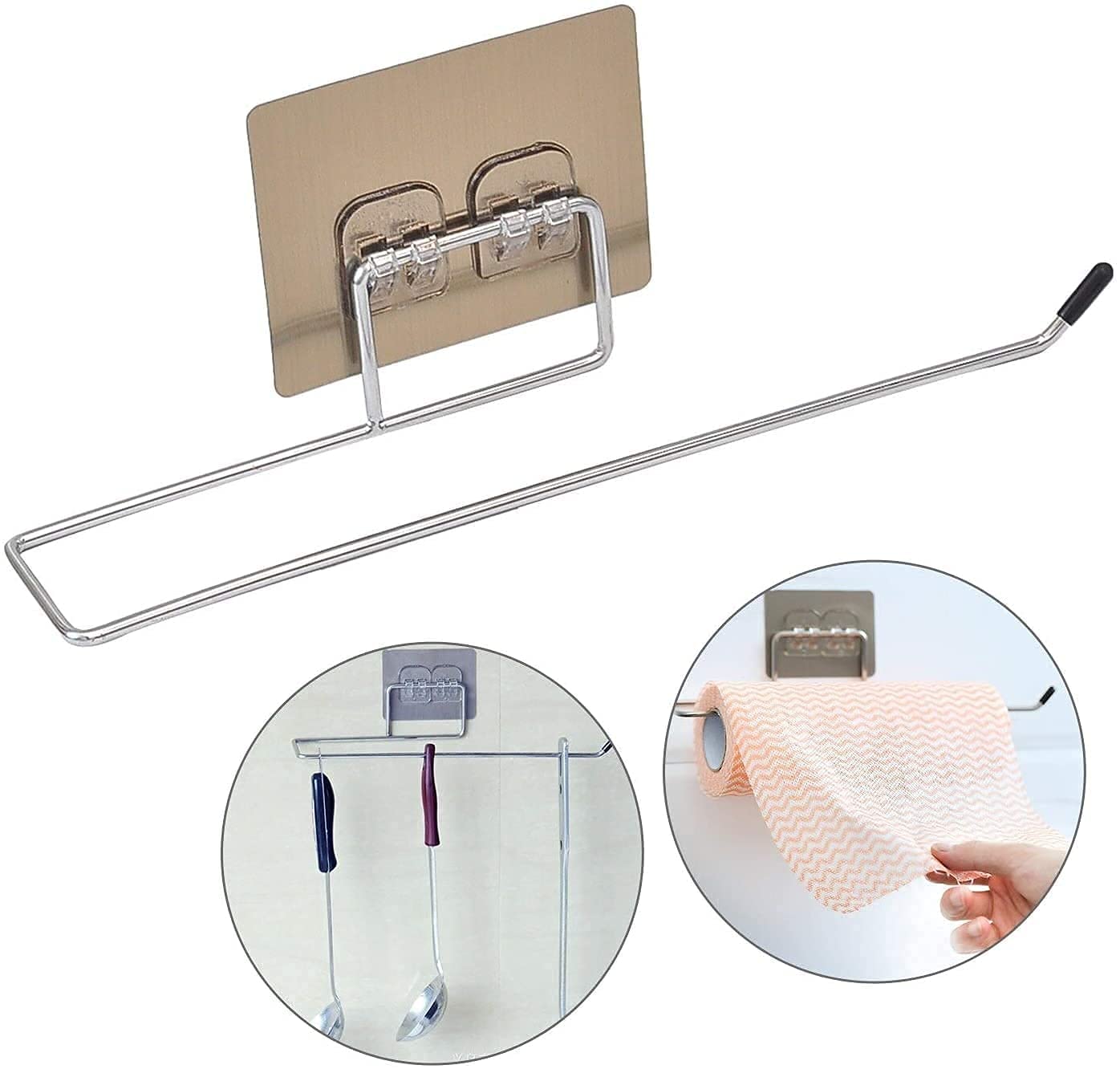 Toilet Paper Holder, Stainless Steel, Wall Mounted, Pack of 1 1
