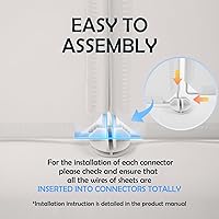 Vista 5 de MEEXPAWS Caja de arena para gatos, protector contra salpicaduras extra grande, 28 pulgadas de largo x 21.5 pulgadas de ancho x 18 pulgadas de alto