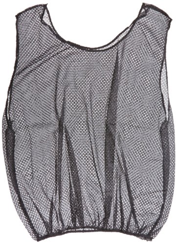 Sportime Mesh Scrimmage Vest - Adult Size - Black