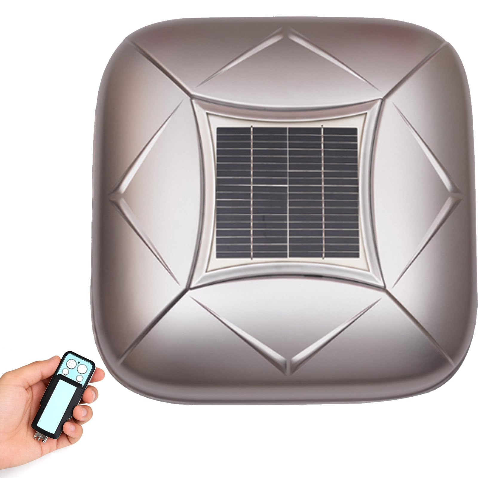 Solar-Powered Smart Car Cover with Remote Control, Automatic Retractable Car Cover Canopy Sun Shade, Full Exterior Covers, All-Weather Protection for Sedan SUV MPV Gold-2XL