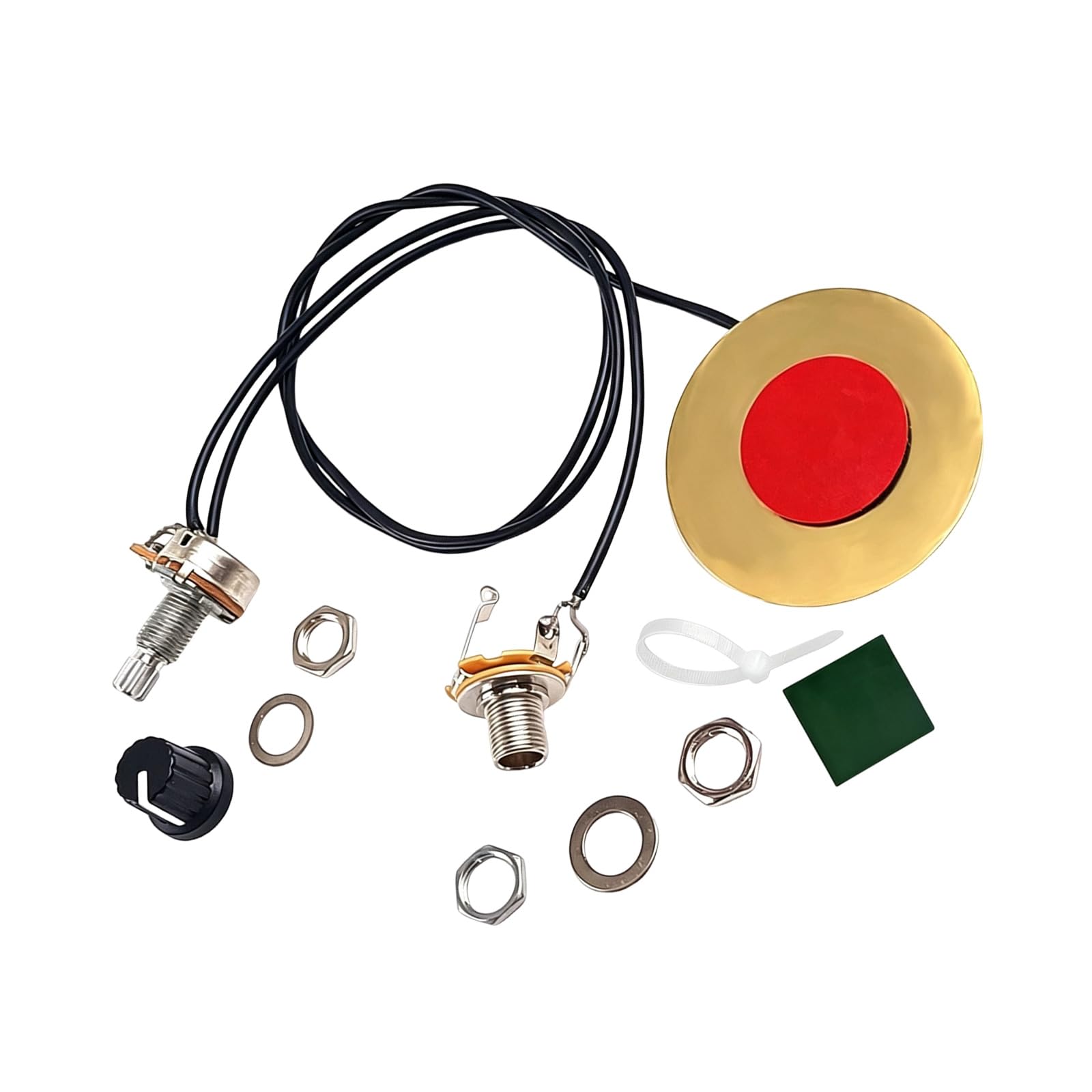 fexxkg Professional Universals Guitar Pickup Circuit Switches Set Acoustic Guitar Pickup with 6.35Mm Output For Clear Sound