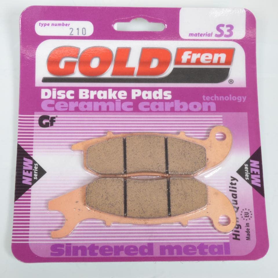 Plaquette de frein Gold Fren AVG résoud le manque de mordant Honda 150 Cbr R