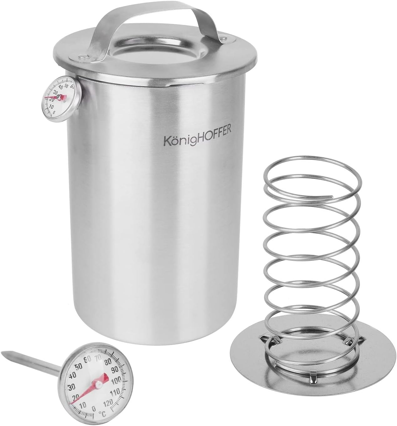 Ham Maker with Thermometer Coker Stainless Steel Gammon Cured Meat Cold