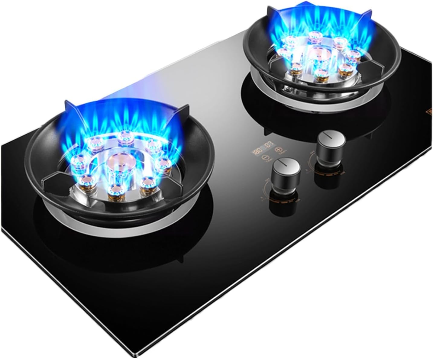 Estufa de Gas con 2 Puestos, 5.2KW, Vidrio Templado, Empotrable