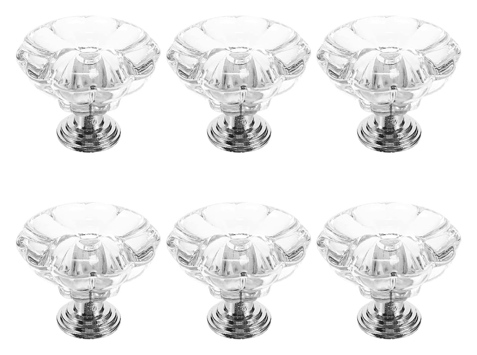 Boutons de tiroir de porte en cristal pour remplacer les poignées usées