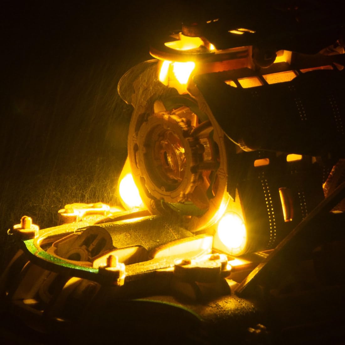 Zestaw modeli pociągu parowego 3D, wiktoriański, steampunk, DIY, drewniane, mechaniczne puzzle ze światłami LED, rękodzieło edukacyjne, dekoracja domu, prezent dla dorosłych i nastolatków, 800 szt