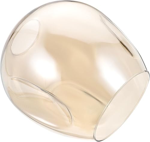 Miniatura 9 de OSALADI Reemplazo de pantallas de lámpara de cristal, pantalla colgante transparente, globos de repuesto para lámpara de cristal, cubierta de
