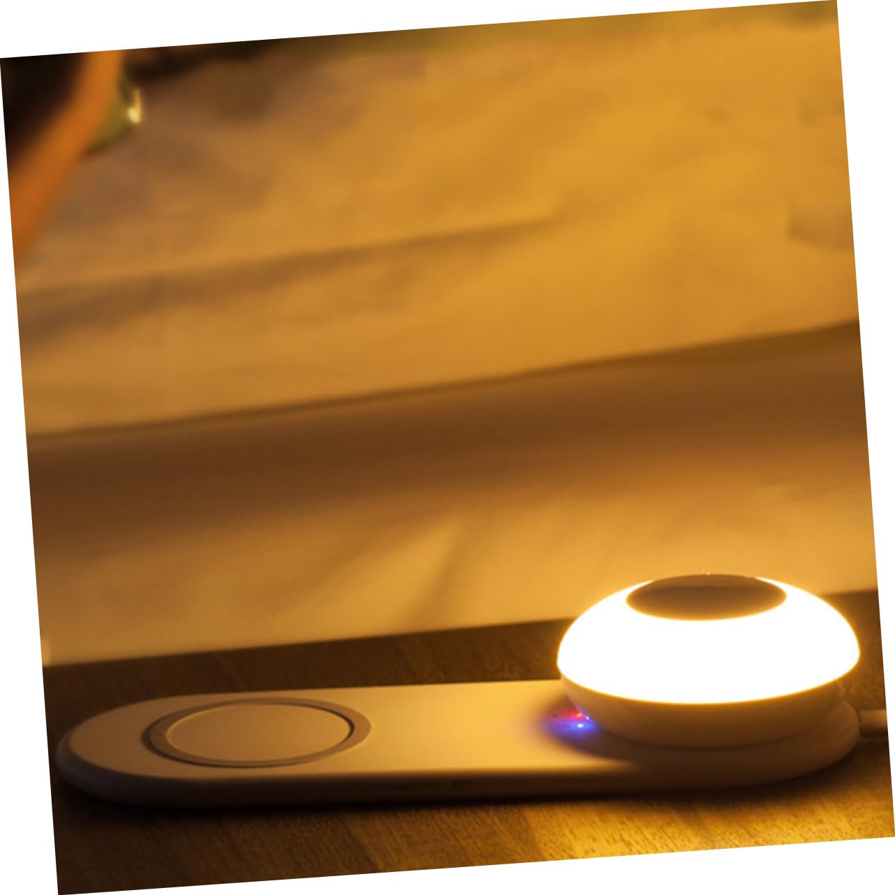 Luce Notturna LED 1w Wireless Ricarica, Lampada PC per Dormitorio | Usb, Magnete Integrato, Tocco Dimmerabile, Uso Interno, Decorazione Stanza, Accogliente