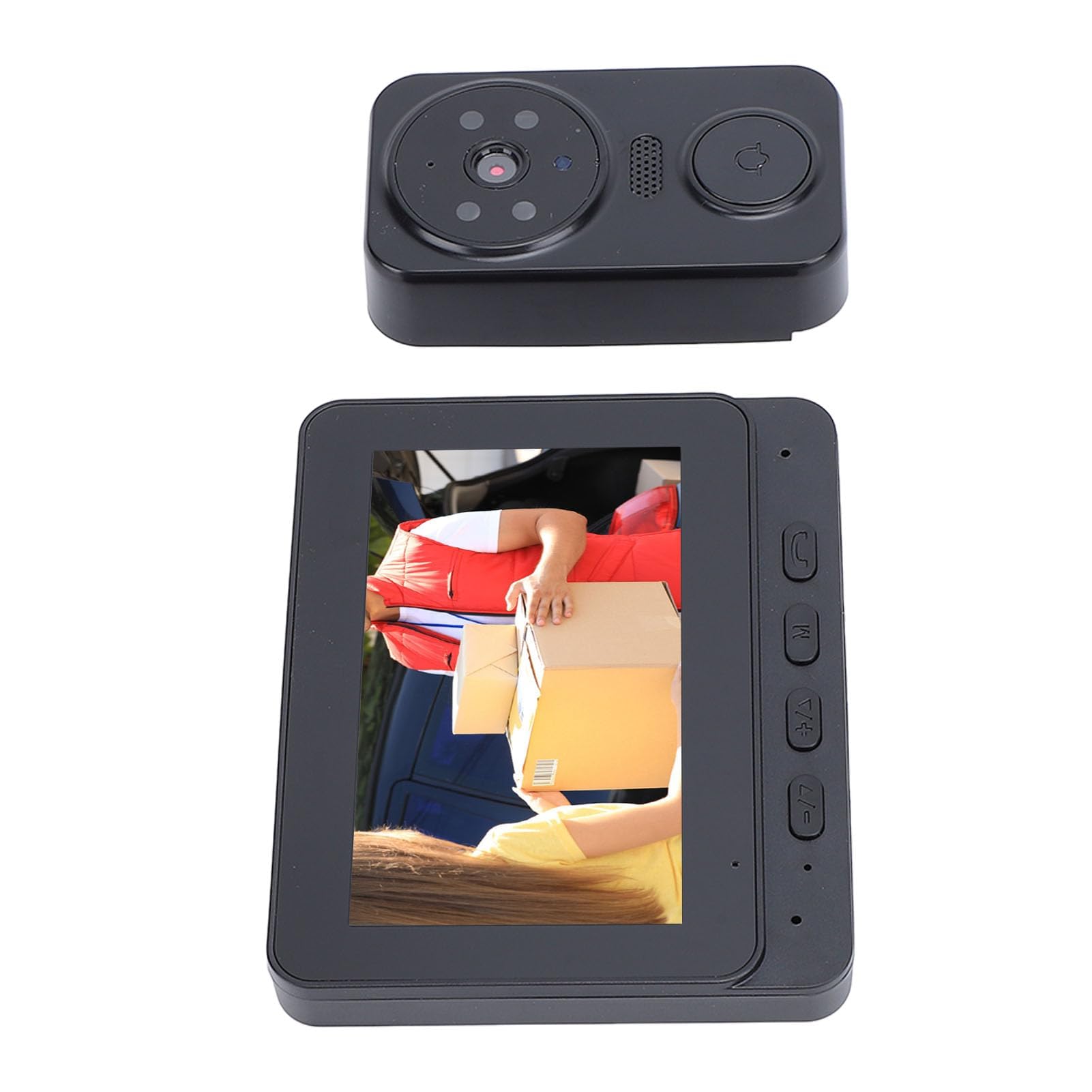 Kamera z otworem do drzwi mieszkalnych 4,3-calowy ekran LCD HD 170 stopni szeroki kąt wizualny dzwonek do drzwi cyfrowy wizjer do drzwi wideo kamera dzwonka