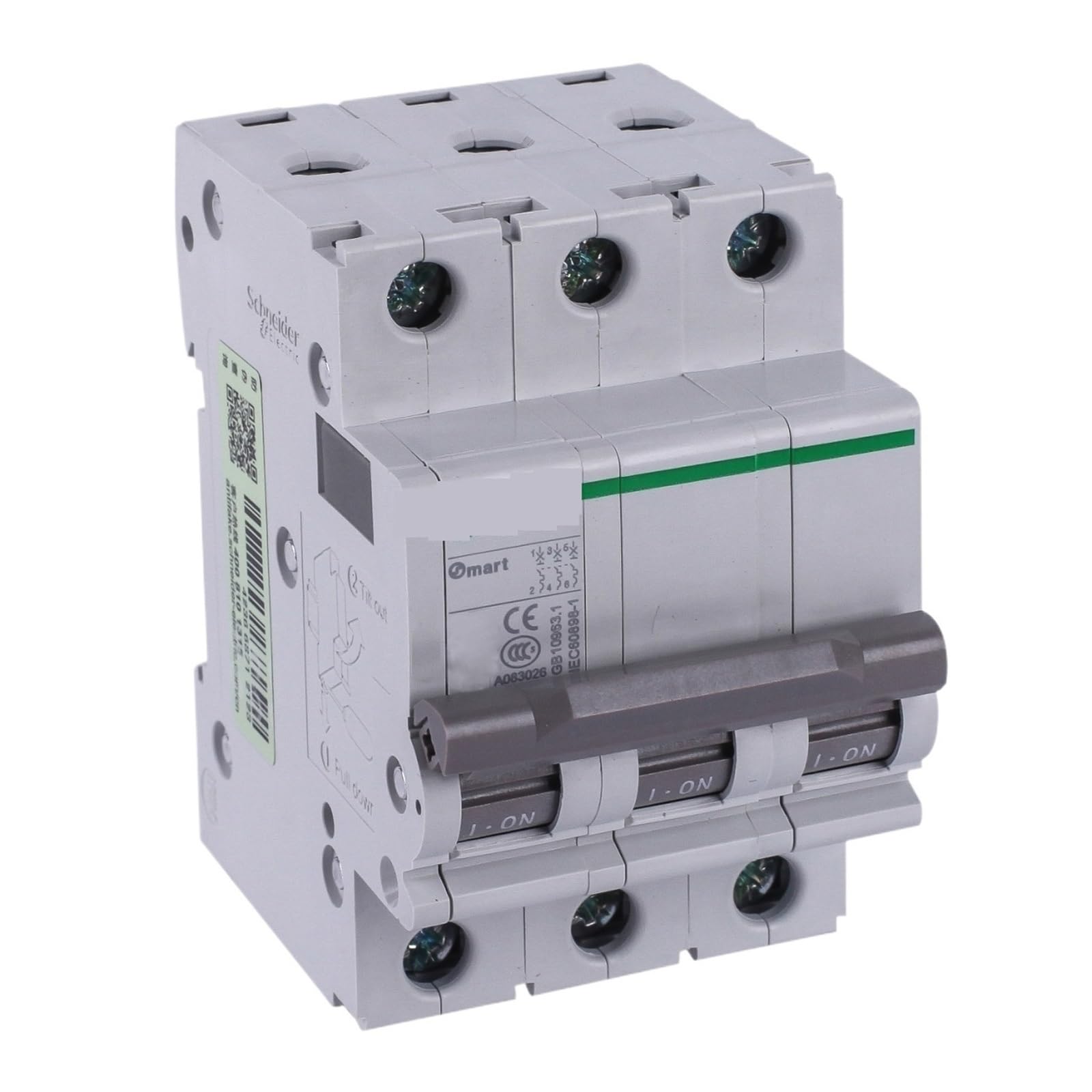 Disjoncteur OSMC32N 3P courbe D pour protection triphasée