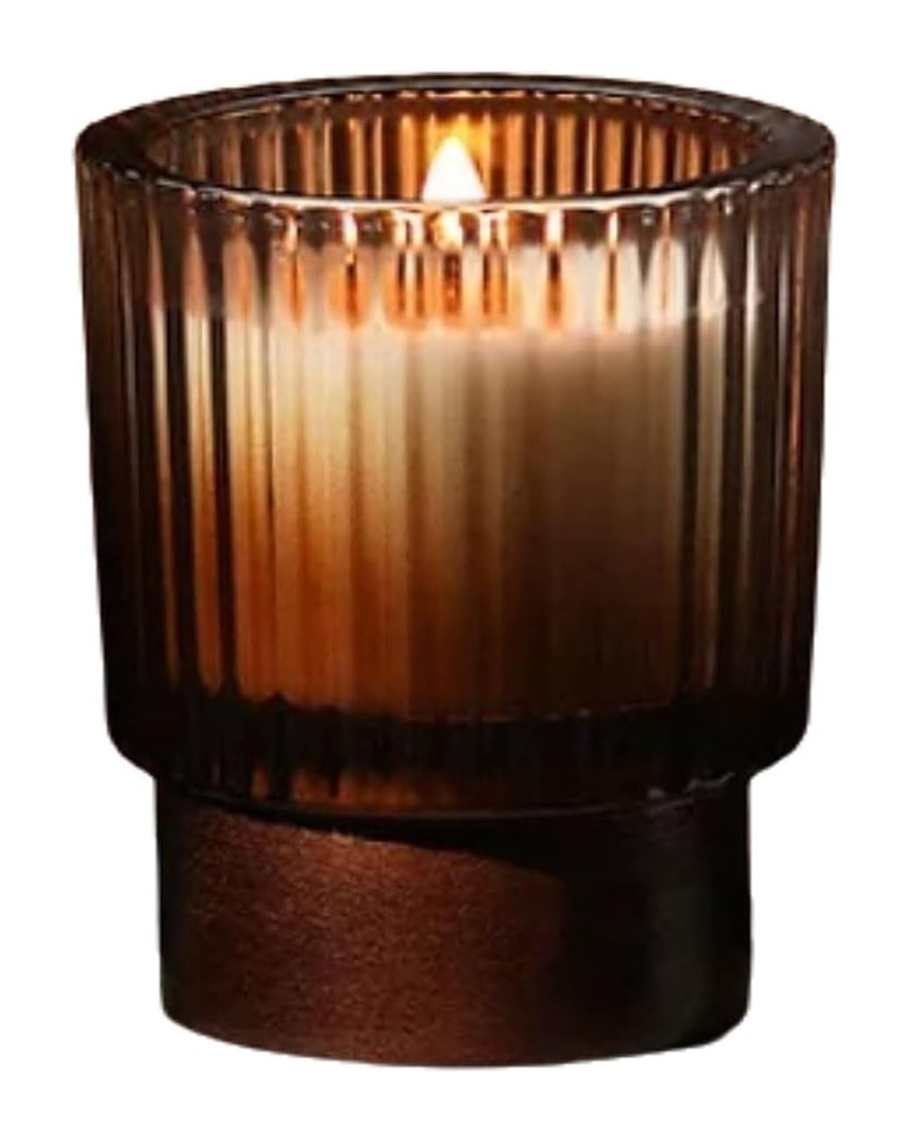 Duftkerze, Kerzenglas, Holz, Soja, Wachs, botanisch, ätherische Öle, wiederverwendbar, Aromatherapie, langlebig, mehrfarbig(Gardenia)
