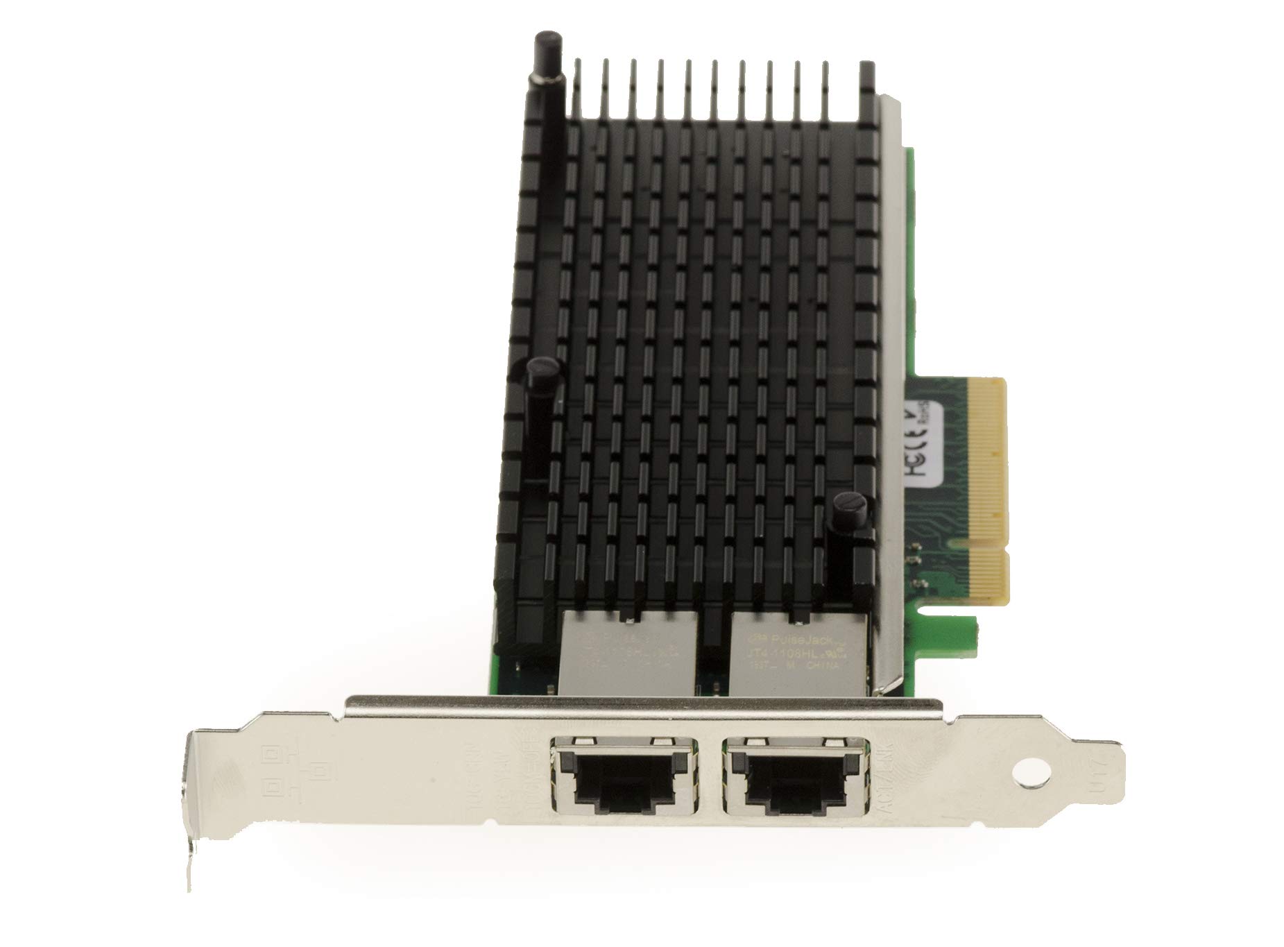 KALEA-INFORMATIQUE Tarjeta controladora de Red PCIe 3.0 x8 LAN Ethernet 10G 2 Puertos RJ45. con chipset Intel X540. Soportes de Perfil Alto y bajo.