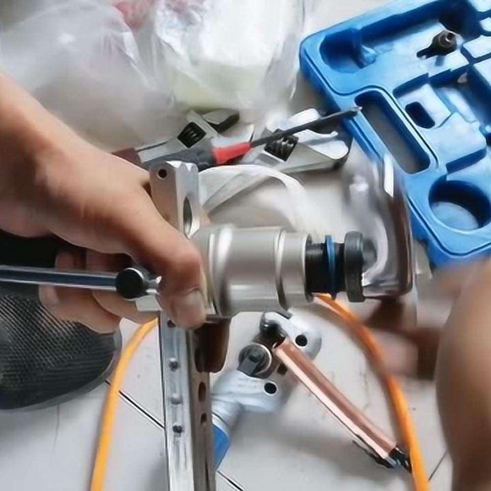 Refrigeration Bördelwerkzeug Kit Rohr Expander Set Chrom-Vanadium-Stahl für Kupferrohr Klimaanlage Reparaturarbeiten