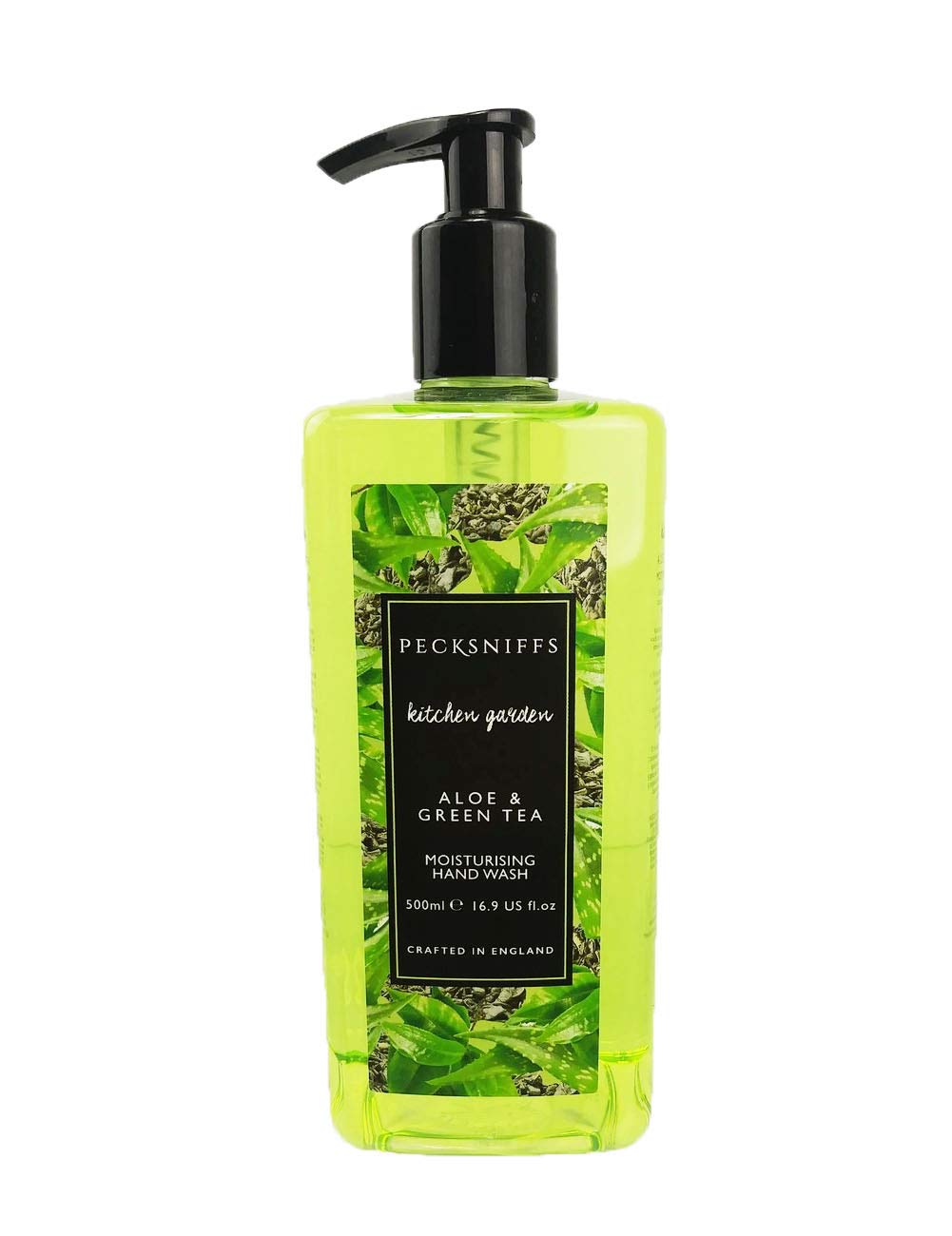 Pecksniff's Aloe & Green Tea Nourishing Hand Wash 16.9 Fl Oz (Garden Label)