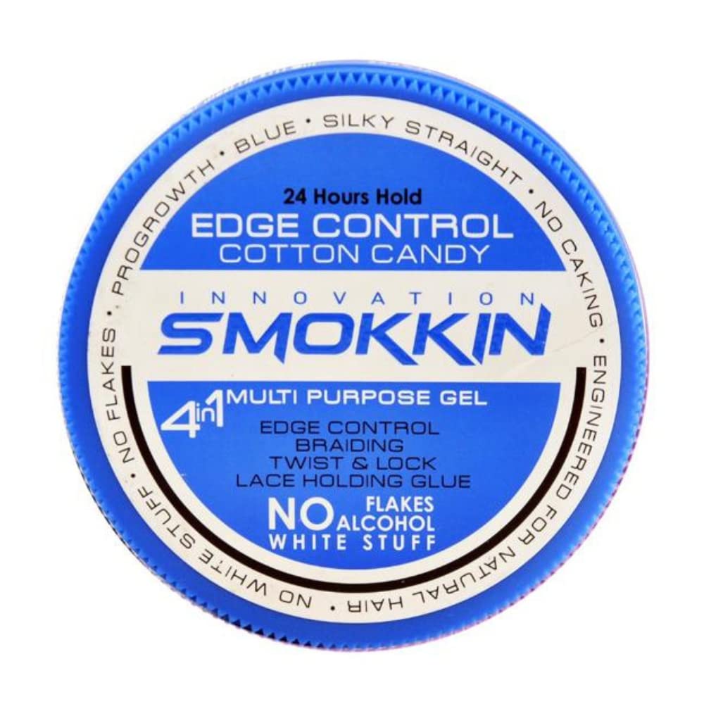 Long-Lasting Twist and Lock Hair Styling Gel – Cotton Candy Scent – Edge Control, 24-Hour Superior Hold, Flake-Free, Nourishes and Repairs – Pro Growth, For All Hair Types