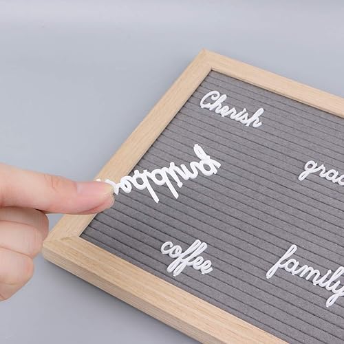 Miniatura 7 de Juego de letras de tablero de letras 194 números, caracteres especiales, palabras para letreros de mensajes intercambiables y tableros de letras de