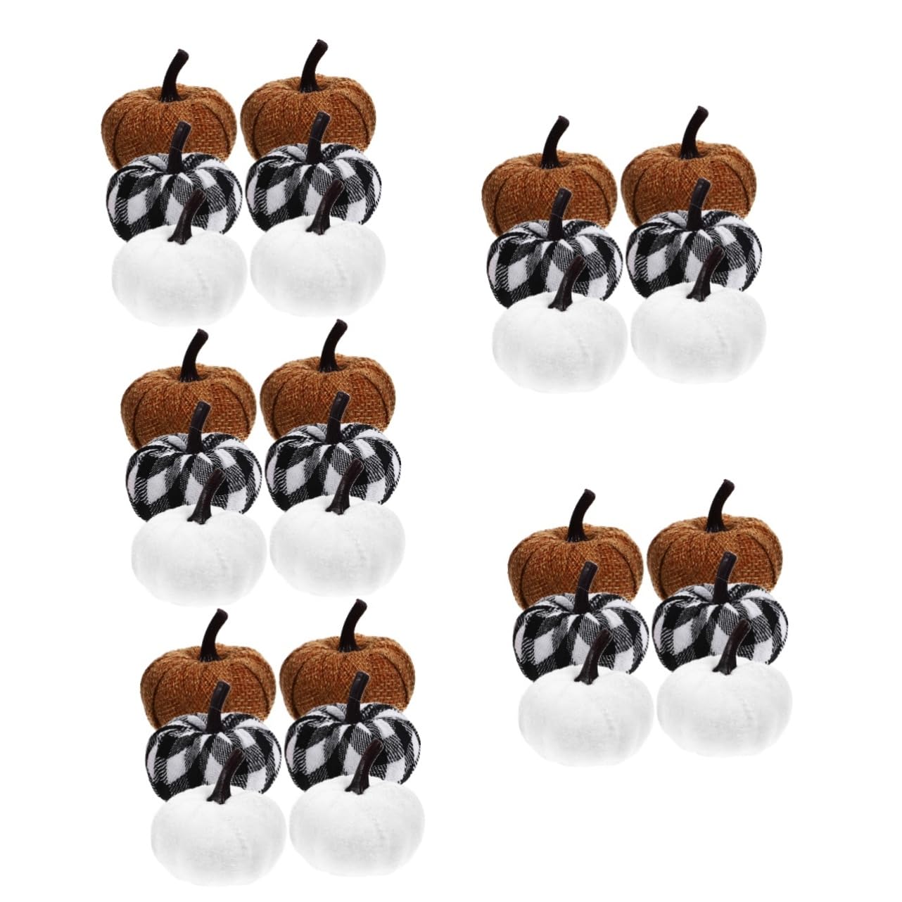SOIMISS 30stücke Kunstleder Kürbis Dekorationen Herbst Deko Für Thanksgiving Halloween Vielseitige Tisch Und Raumgestaltung Leicht Und Bruchsicher