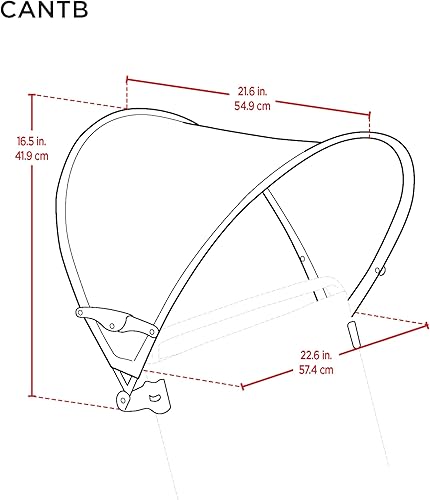 Miniatura 8 de Rio Beach MyCanopy - Parasol para silla personal, color azul marino