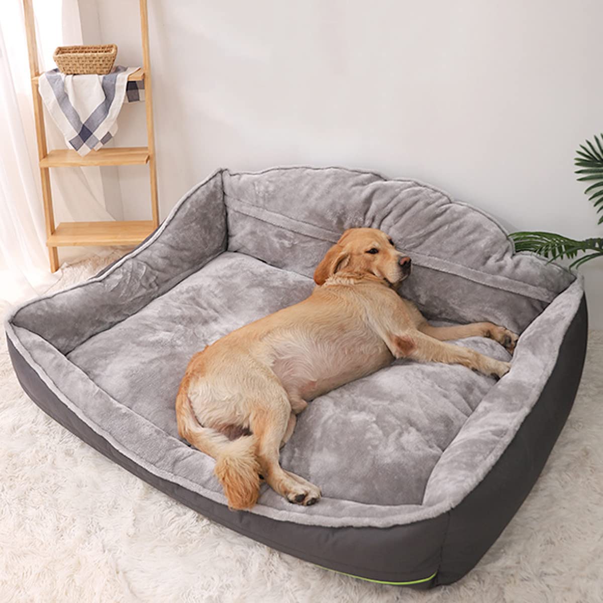 Amazon | 大型犬用ベッド クッション 120*90CM 洗える ペット