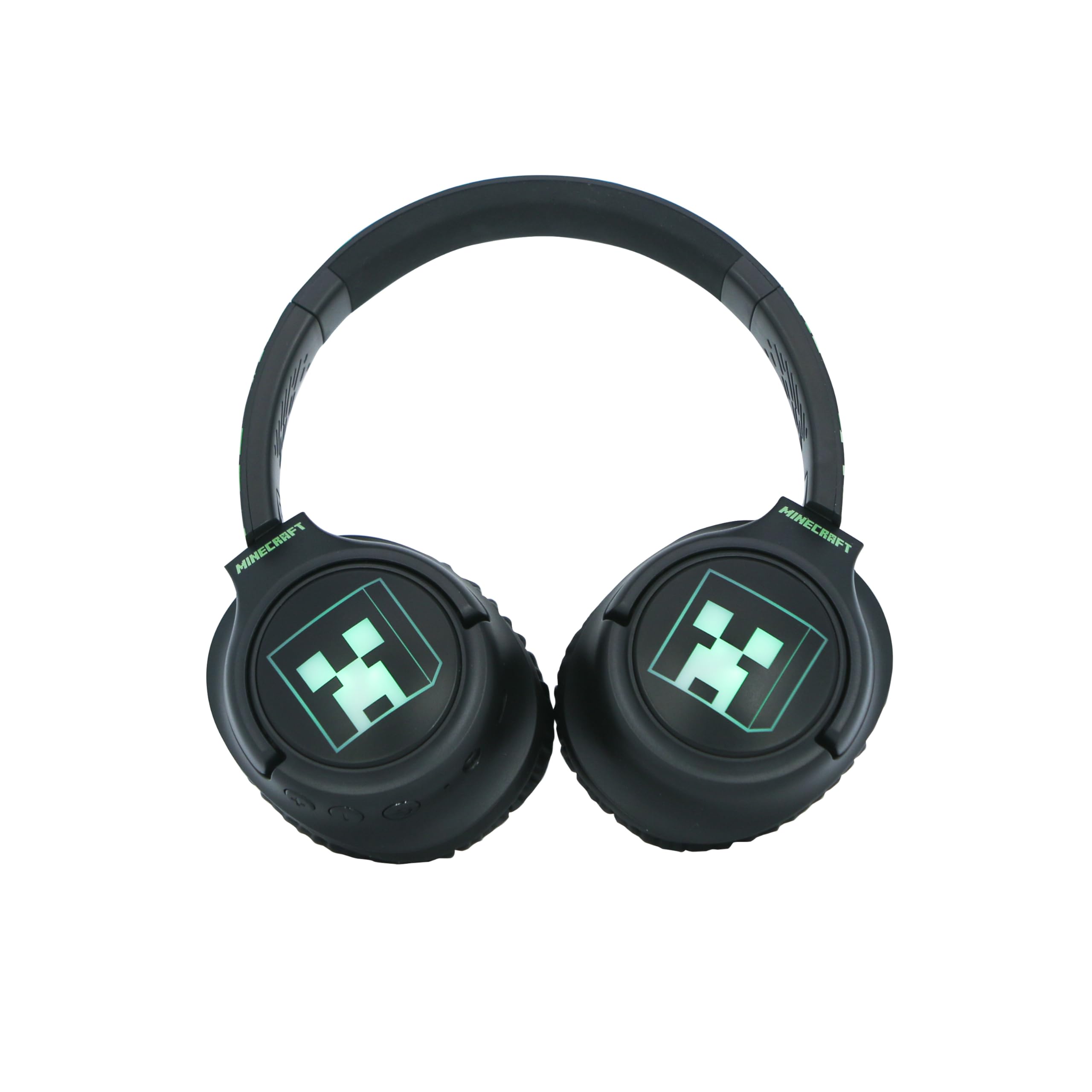 OTL Technologies Auriculares INALÁMBRICOS Minecraft Plegables con LUZ LED