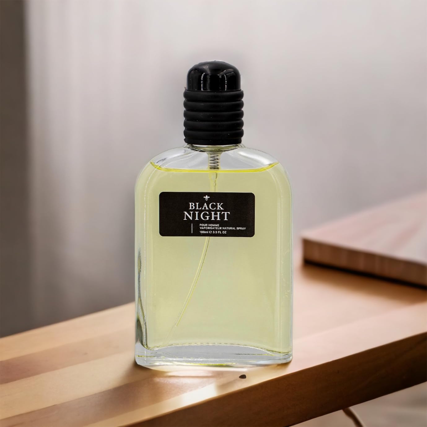 Black Night - Compatibile con Black Afgano Nasomato. Acqua di Colonia Intense 100 ml, Profumo ai Feromoni per Uomo, Profumi Equivalenti