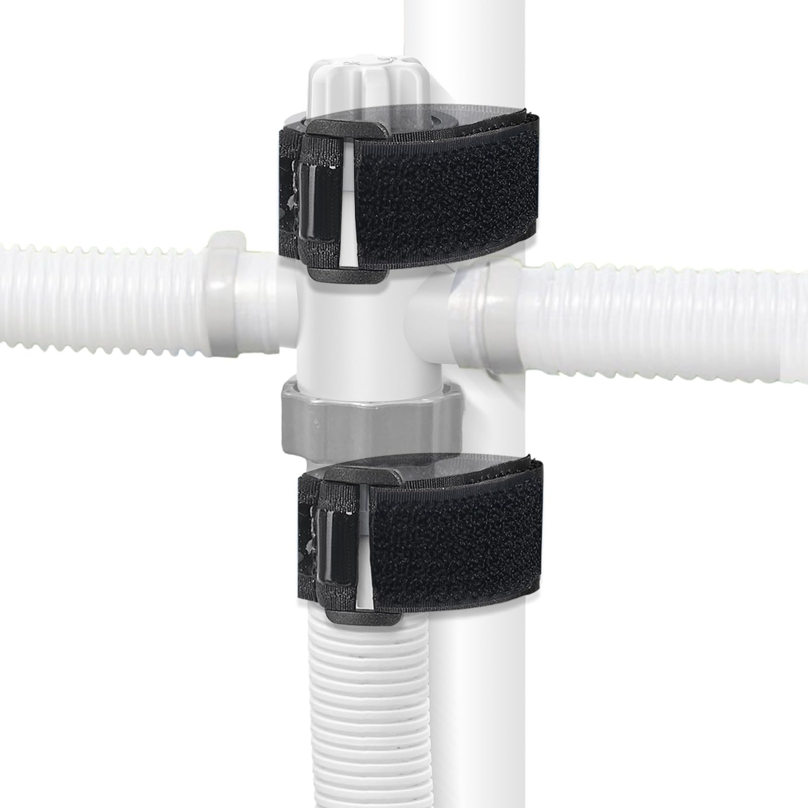 2Pcs Pool Intake Hose Fixing Straps for Plunger Valve, Pool Accessories, Anti-Slip Pool Intake Hose Bracket for Above Grou...