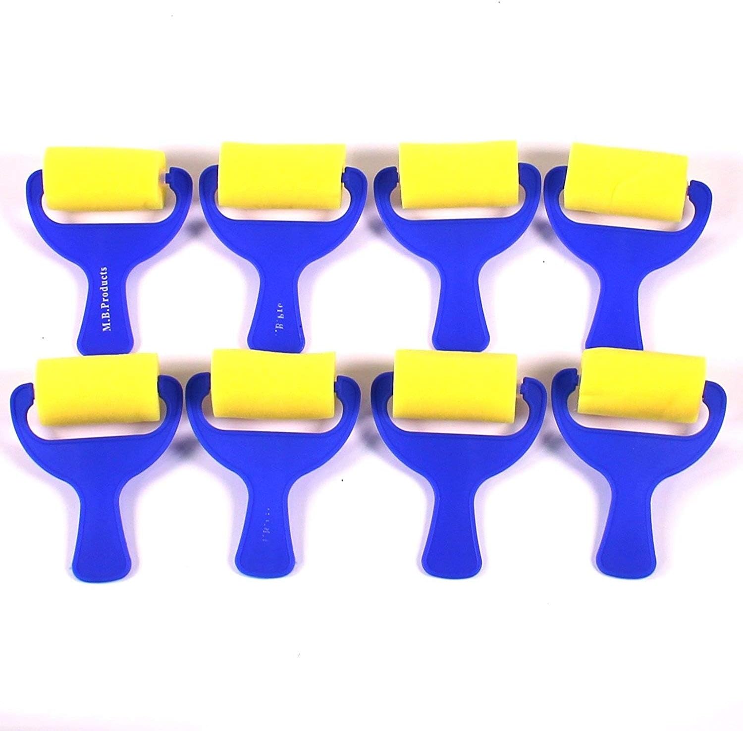 Small & Large Paint Sponges Rollers for Kids Art Painting Pack of 10