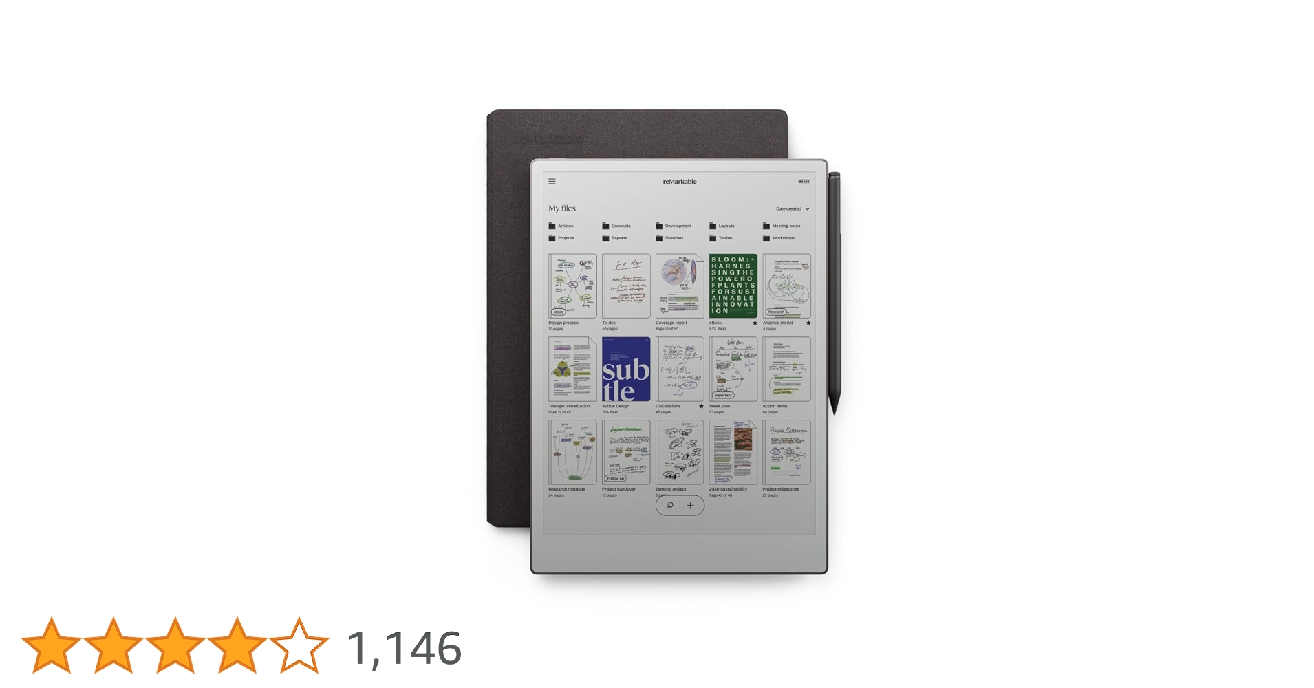 reMarkable Paper tablet　リマーカブル Amazon.co.jp: reMarkable(リマーカブル) - ペーパータブレット