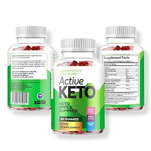 Supplements Sanctuary Active Keto Gummies Keto Apple Gummies (30 Gummies) Apple Flavour ACV