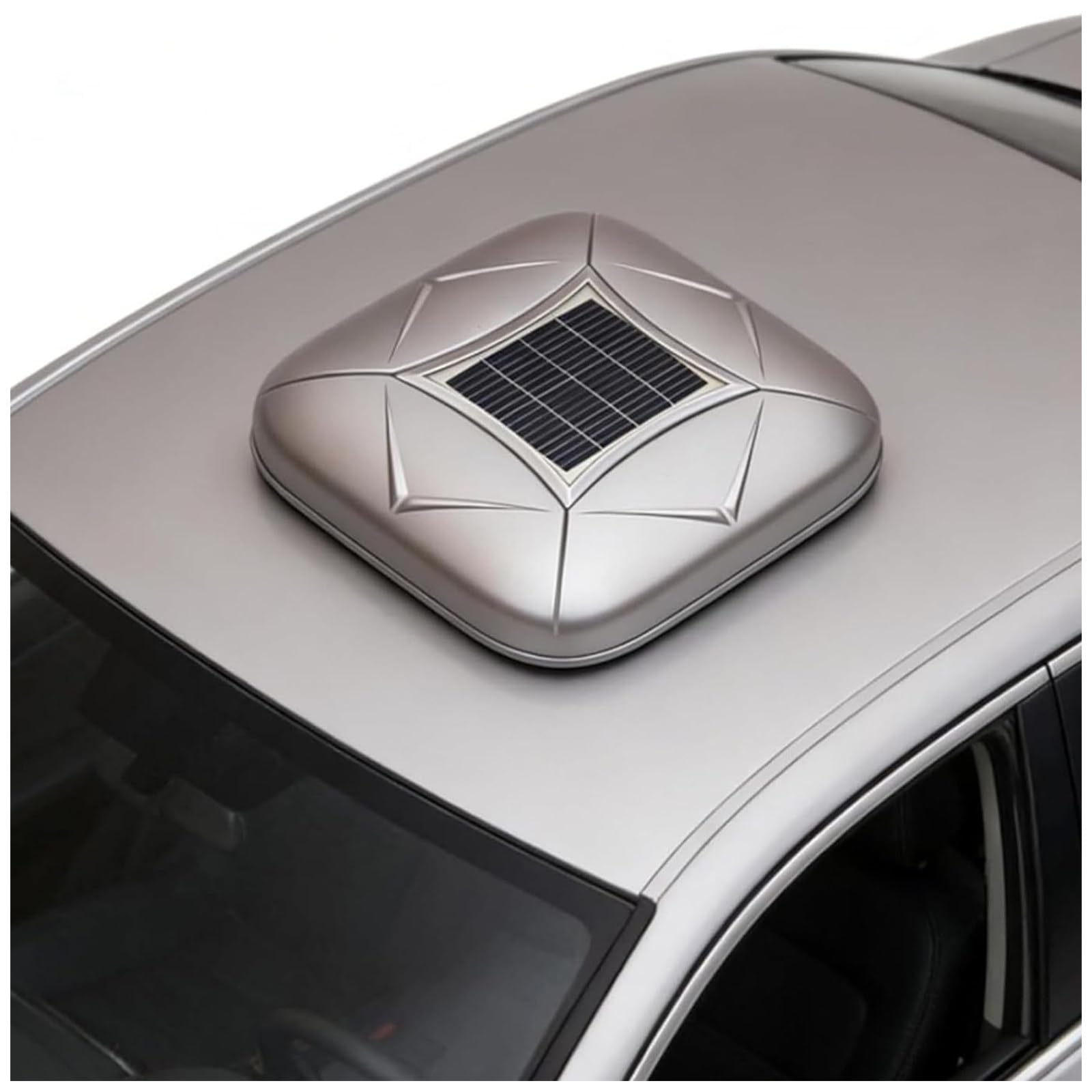 Wangyingxu Smart Solar Car Cover, Remote Control Operation, Quick 10s Open, Anti-Scraping Windproof Snowproof, Full Coverage All-Weather Protection for Sedan SUV MPV Silver-YXXL