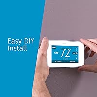 Vista 4 de EMERSON - Termostato inteligente Sensi Touch Wi-Fi con pantalla táctil a color, funciona con Alexa, certificado Energy Star, requiere cable C